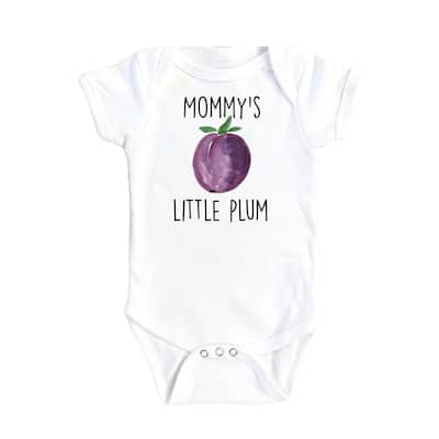 Plum Mommy - Baby Boy Girl Clothes Infant Bodysuit Funny Cute Newborn