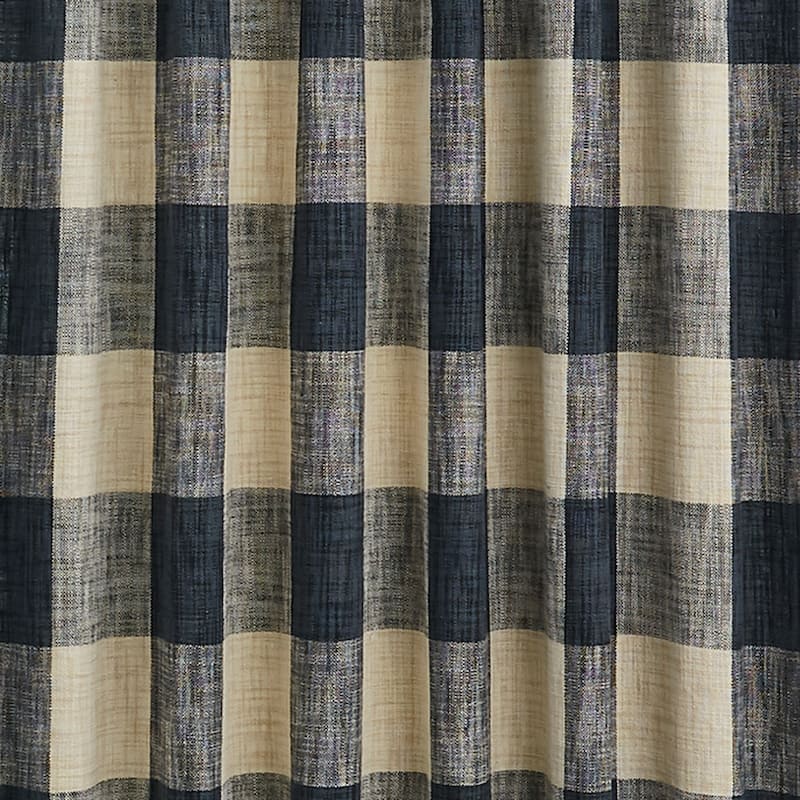 Split P Charcoal Chesney Hidden Tab Panel 50'' x 84" - 50" x 84"