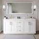Option White / White Quartz Top / Brushed Gold Hardware