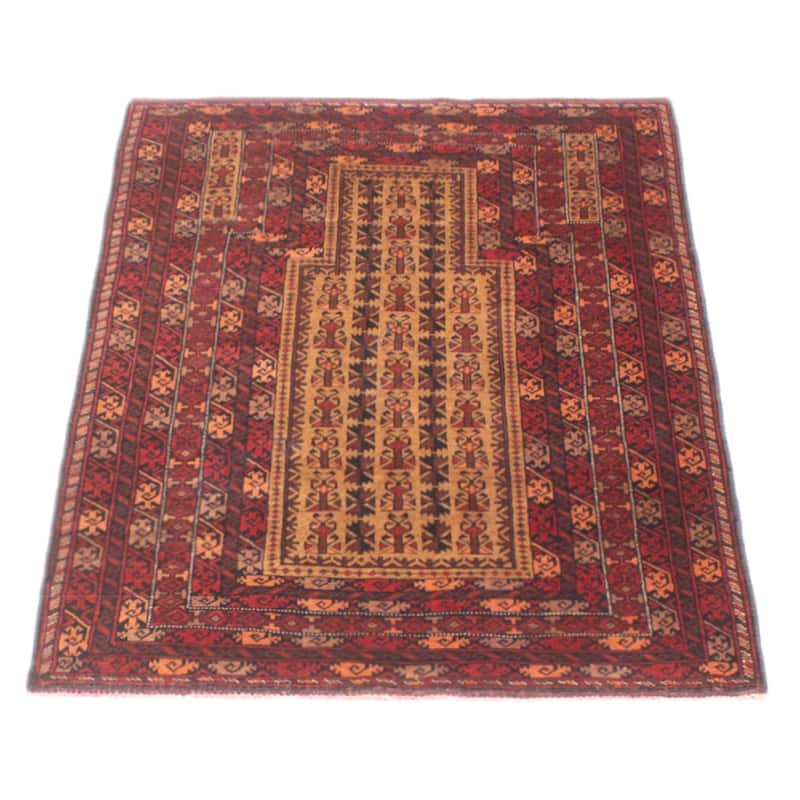 Teimani Brown Rug 3'0" x 4'9" - 3'0 x 4'9