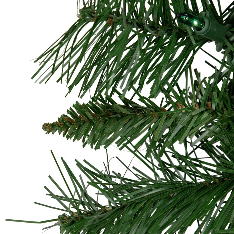 9' x 10" Chatham Pine Artificial Christmas Garland, Multi-Color Lights