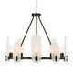 preview thumbnail 1 of 7, Uttermost 21381 Ellipse 10 Light 28" Wide Chandelier Dark Bronze