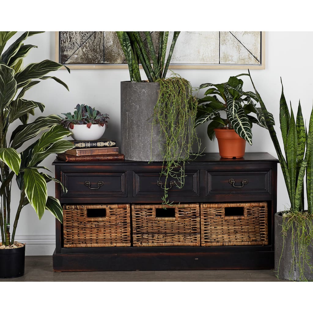 Brown Pine Traditional Storage Unit 20 x 40 x 16