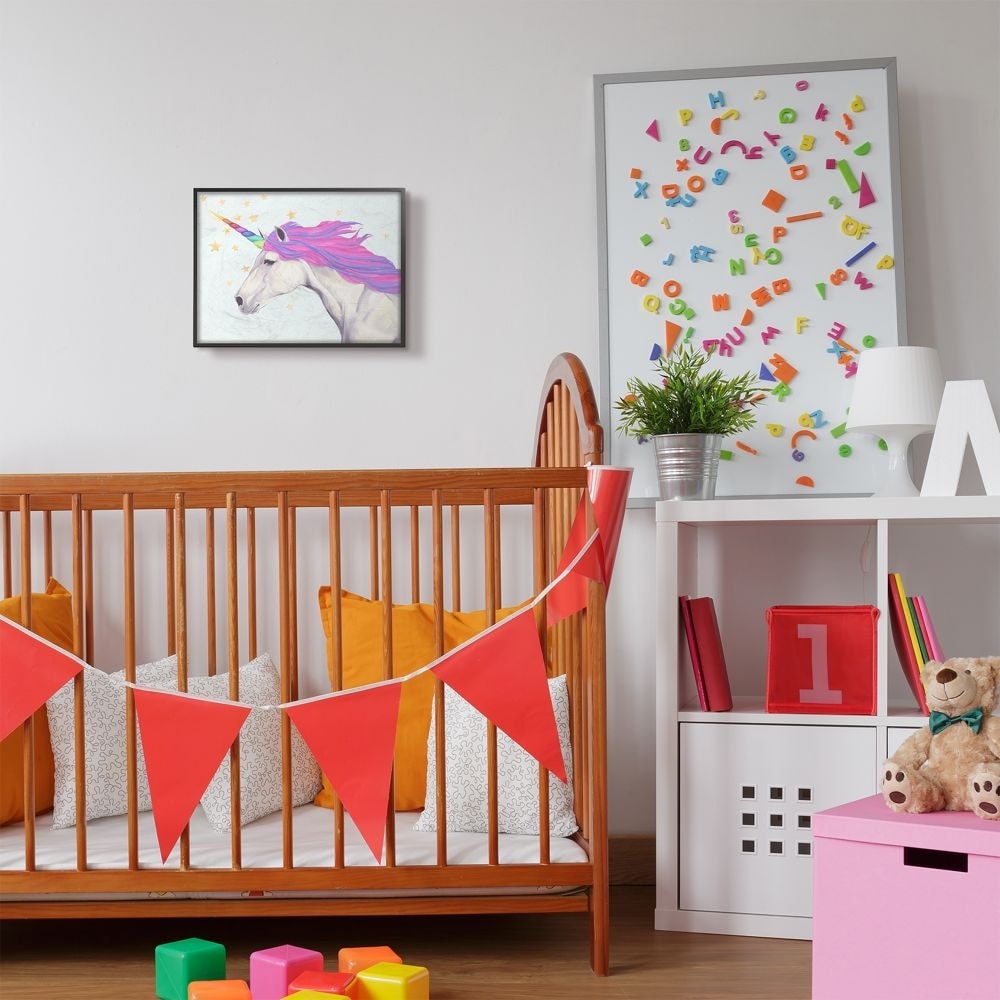 Shop The Kids Room By Stupell Gold Star Rainbow Unicorn Painting