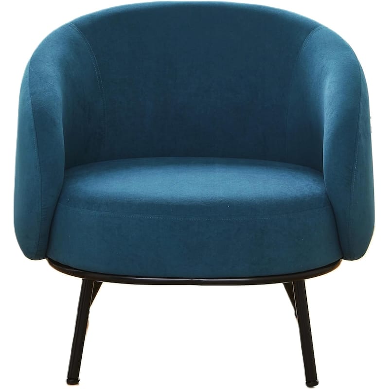 Luxury and Elegance Modern Channel Chair with Velvet Fabric Material Dense Foam and Heavy Webbing