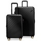 preview thumbnail 7 of 18, ELLE Louvre 2 Piece Expandable Polycarbonate Spinner Luggage Set