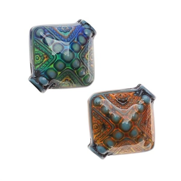 Mirage Color Changing Mood Beads - Sapphire Diamond 15mm (2). Opens flyout.