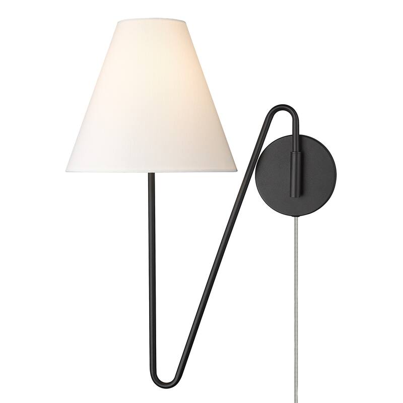 Golden Lighting 3690-A1W IL Kennedy 25" Tall Hardwired or Plug-In Wall