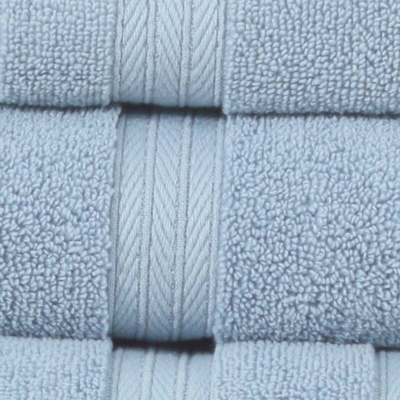 Home Weavers Elegance Essentials 550GSM Cotton Zero Twist Super Absorbent Bath Towel Set of 6