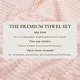 preview thumbnail 119 of 193, Linery & Co. Cotton Diamond Waffle Texture Bath Towels.