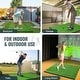 preview thumbnail 16 of 25, Golf Hitting Mat, 5x5ft Artificial Turf Golf Hitting Mat, Golf Practice Hitting Mat for Backyard Driving Indoor Outdoor Training