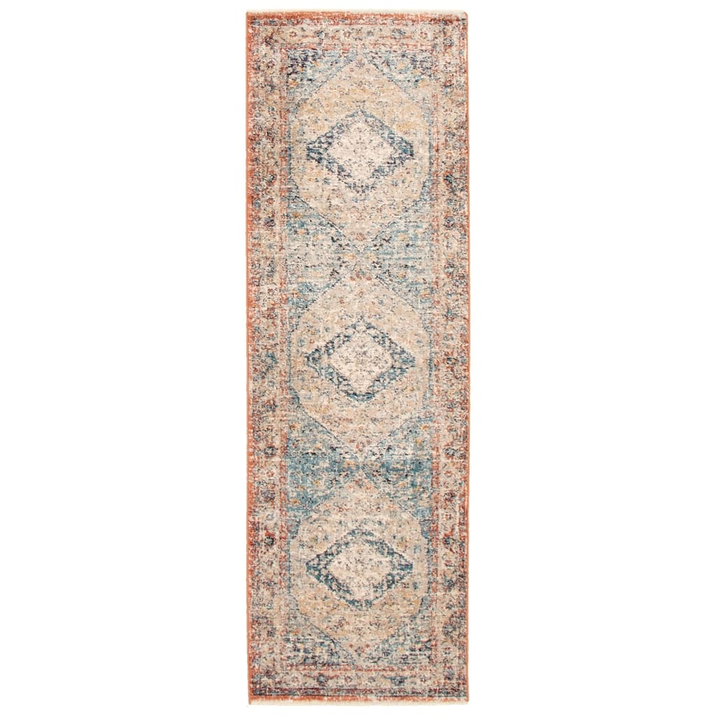 ECARPETGALLERY Machine Woven Bolivia Bijar Multi Color Rug - 2'2 x 8'0