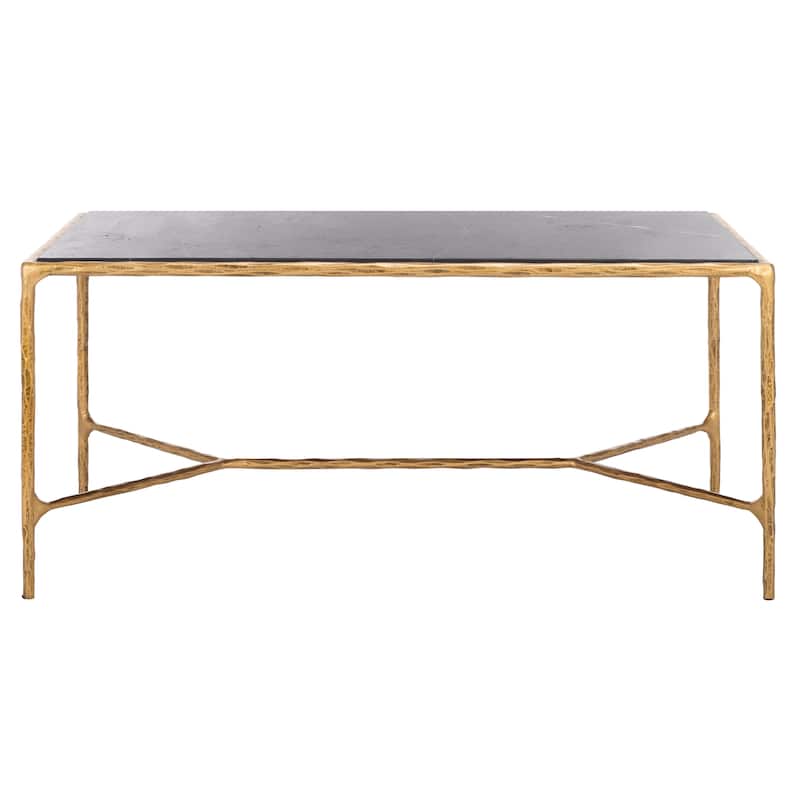 SAFAVIEH Couture Beril Rectangle Metal Coffee Table - 40 In. W x 22 In. D x 18 In. H - 40"W x 22"D x 18"H