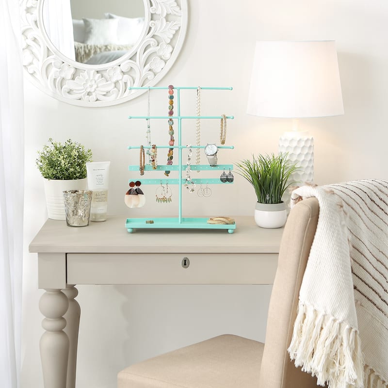 DII 3 Tier Jewelry Organizer Black