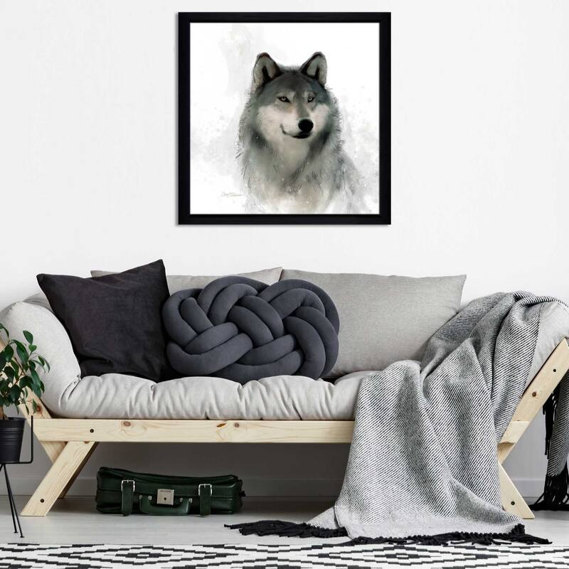 "Rainsoft Wolf" by Carol Robinson Print on Acrylic.