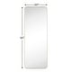 preview thumbnail 66 of 123, TEHOME Kengston Modern & Contemporary Rectangular Bathroom Vanity Mirror