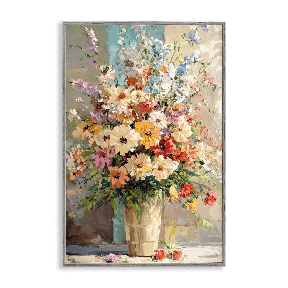 Stupell Happy Sunlit Bouquet Framed Giclee Art Design By Franklyn Gregory