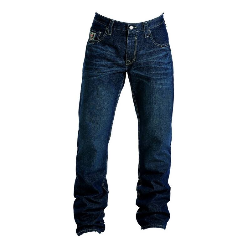 Cinch Work Denim Jeans Mens FR Carter WRX Relaxed Med Wash WP78634001
