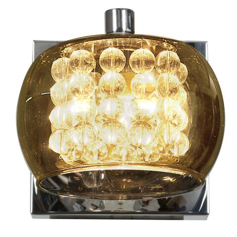 Access Lighting Glam Chrome LED Dimmable Mirror Glass Vanity