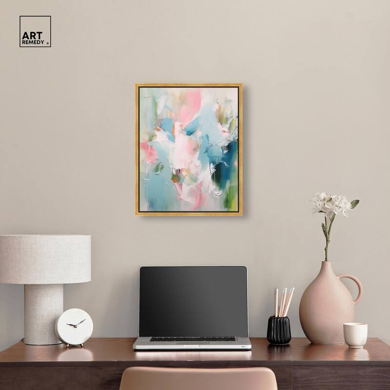 Neon Breeze II Canvas by Art Remedy