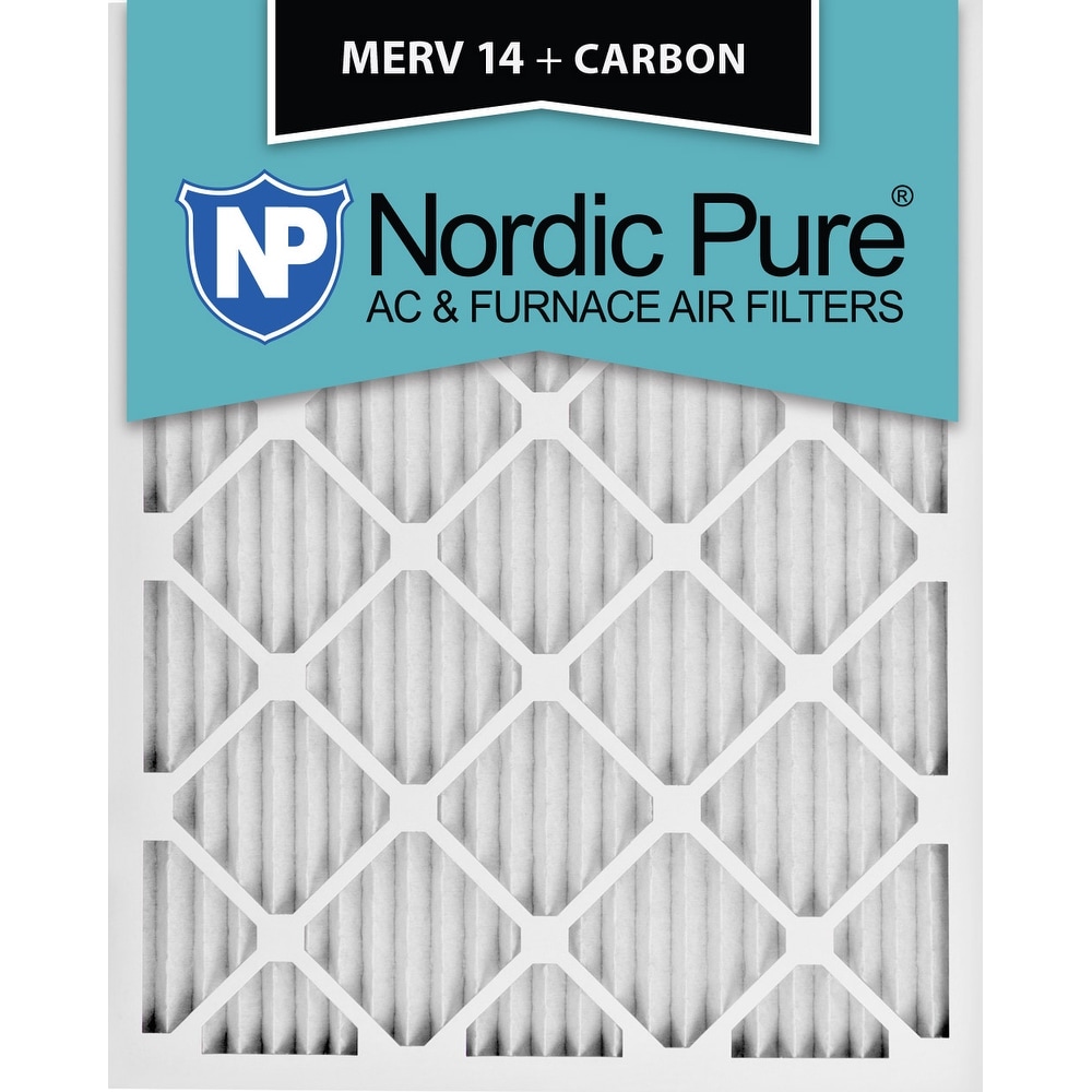 Box of 6 Nordic Pure 16x25x1 MERV 10 Pleated AC Furnace Air Filter 