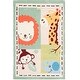 preview thumbnail 4 of 4, SAFAVIEH Handmade Kids Gerdineke Polyester Rug 2'6" x 4' - Ivory/Sage - Rectangle