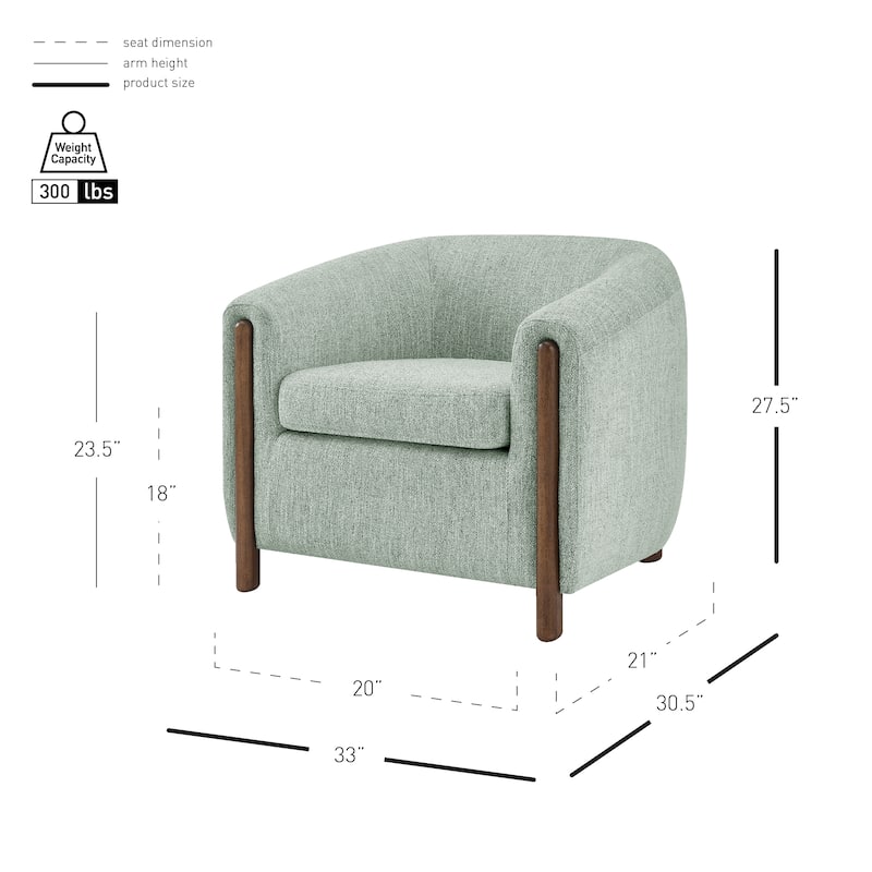 NPD Furniture Ruth Accent Arm Chair