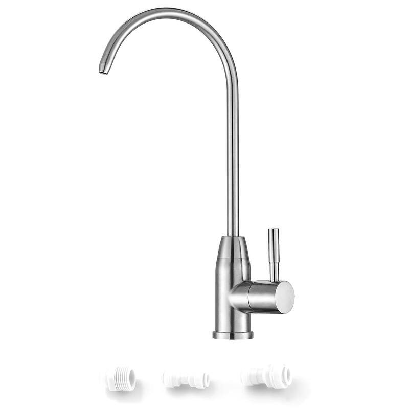 Kitchen Water Filter Faucet Stainless Steel Brushed Nickel Drinking Water Faucet - 11" type2