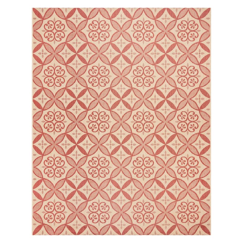 Gertmenian Solterra Bohemian Moroccan Global Weather Resistant Polypropylene Flatweave Indoor/ Outdoor Area Rug Collection
