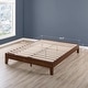 preview thumbnail 28 of 55, Grand Solid Wood 12-inch Platform Bed Frame by Crown Comfort