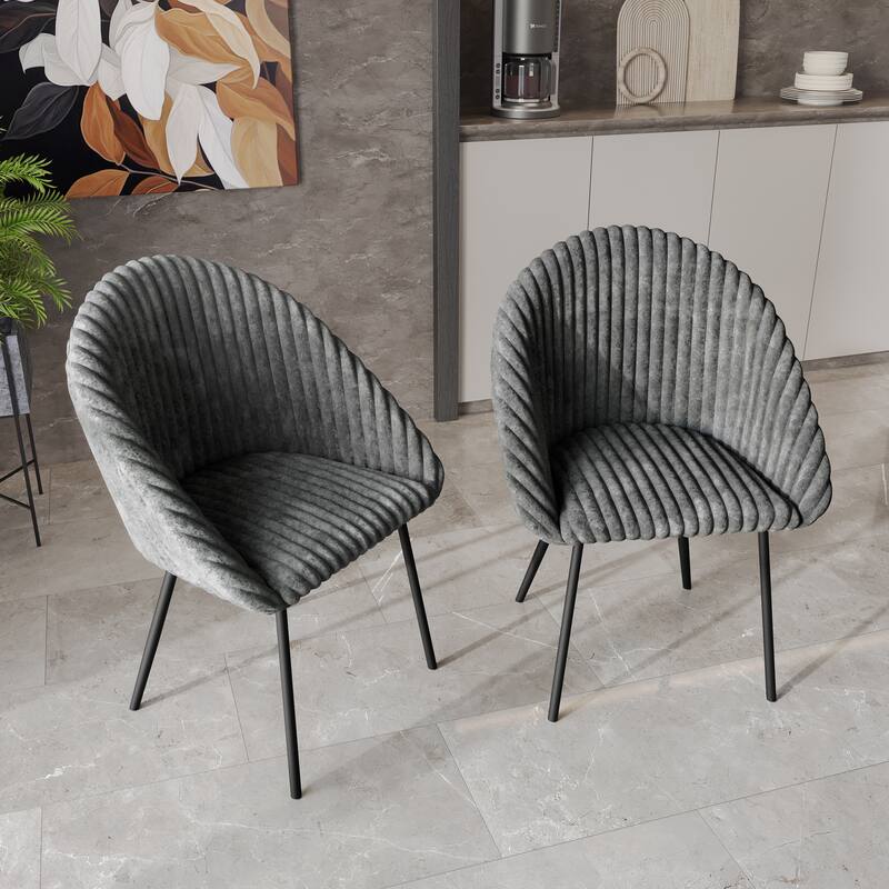 CraftPorch Mid Century Modern 2-Piece Dining Chair