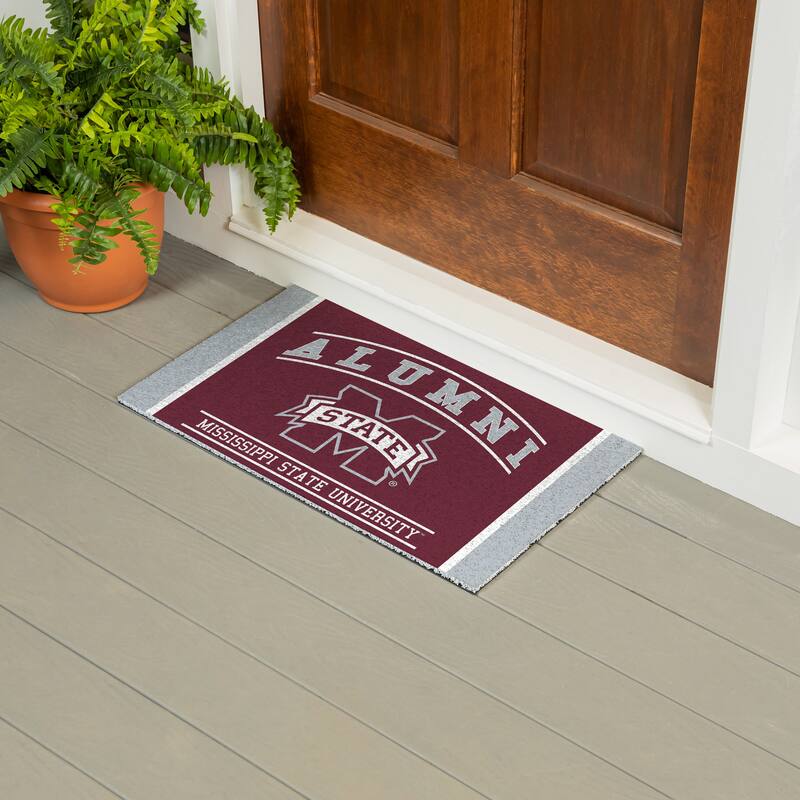 28 in. x 16 in. Mississippi State University Alumni Full Color PVC Door Mat