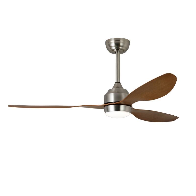 Sofucor 52" Ceiling Fan with Lights Quiet DC Motor 3 ABS Blade 6 Speed Levels,Remote Control,for Patio Living Room,Bedroom