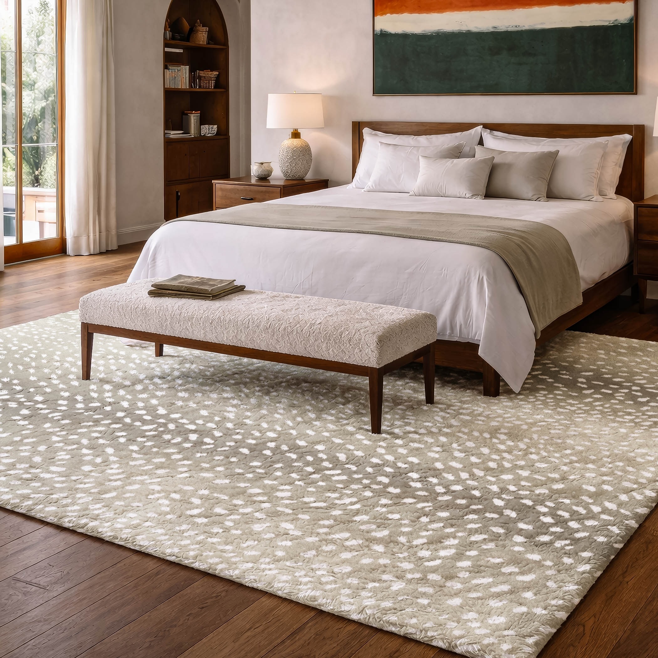 Premium Washable Super Soft Animal Print Dream Shag Rug