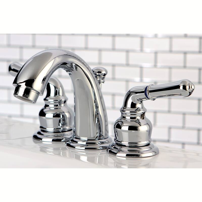 Kingston Brass Magellan Mini-Widespread Bathroom Faucet with Pop-Up