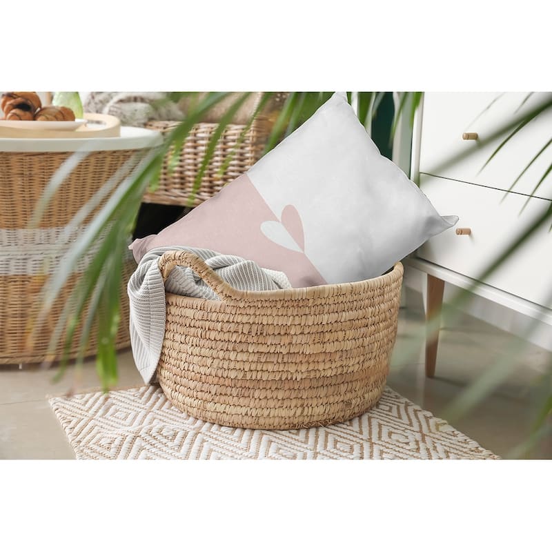 Modern Heart Valentines Day Decorative Throw Pillow