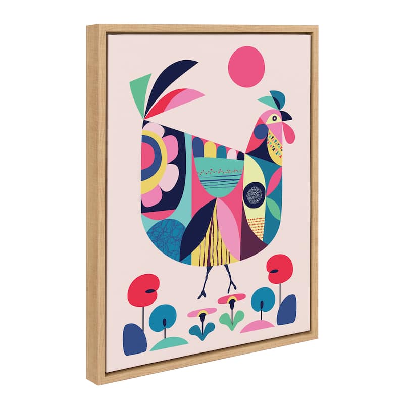 Kate and Laurel Sylvie Wyandotte Canvas by Rachel Lee of My Dream Wall