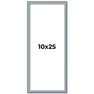 10x25 Frame Rustic Sky Blue Solid Wood Picture Frame | 0.75 Inch