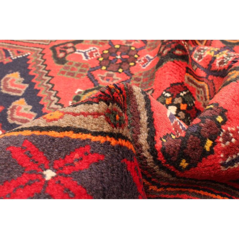 ECARPETGALLERY Hand-knotted Andelz Red Wool Rug - 4'0 x 6'10