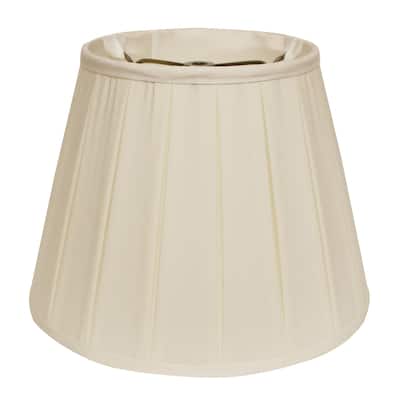 English Box Pleat Softback Lampshade with Washer Fitter, Egg