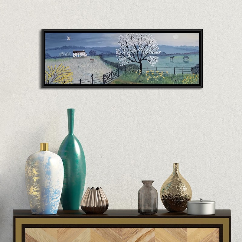 iCanvas "Spring Moon" by Jo Grundy Framed Canvas Print