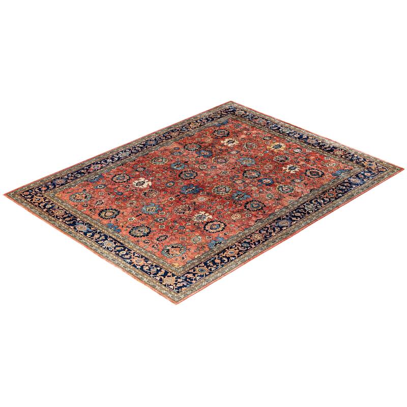 Serapi One-of-a-Kind Hand-Knotted Area Rug - Red - 9' 0" x 11' 10"