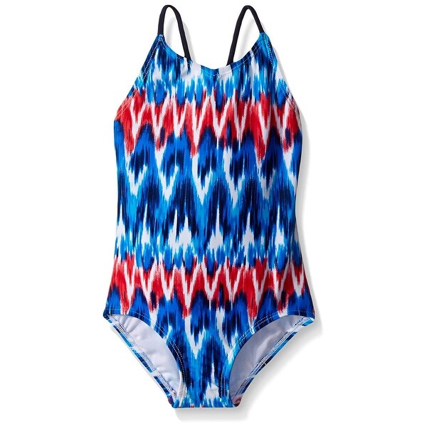 Shop Kanu Surf Blue Girl S Size 14 Printed Kelly One Piece