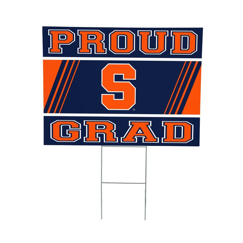 Syracuse University 24" x 18" Graduation Coroplast Outdoor Yard Sign