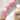 Artificial Tinsel Christmas Garland 9' X 8" Pink Clear Lights