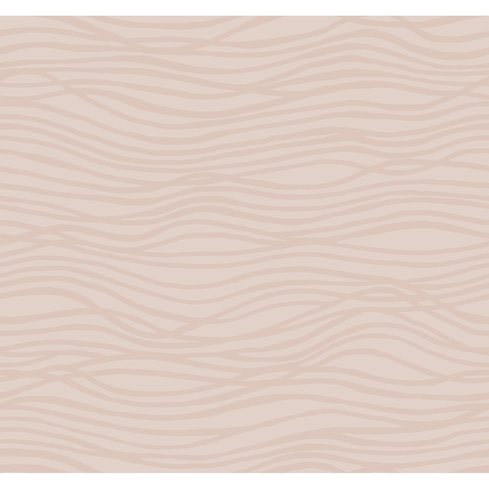 A-Street Prints Galyn Rose Gold Pearlescent Wave Wallpaper