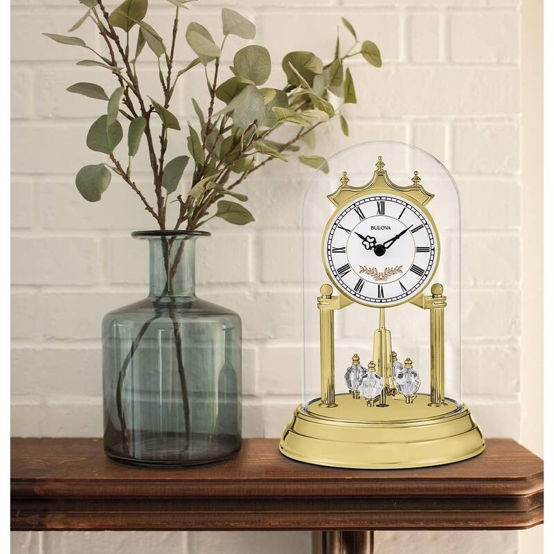 Bulova B8821 Heather Anniversary Clock