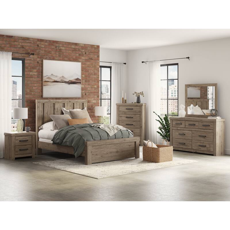 Oliandon Light Brown Dresser