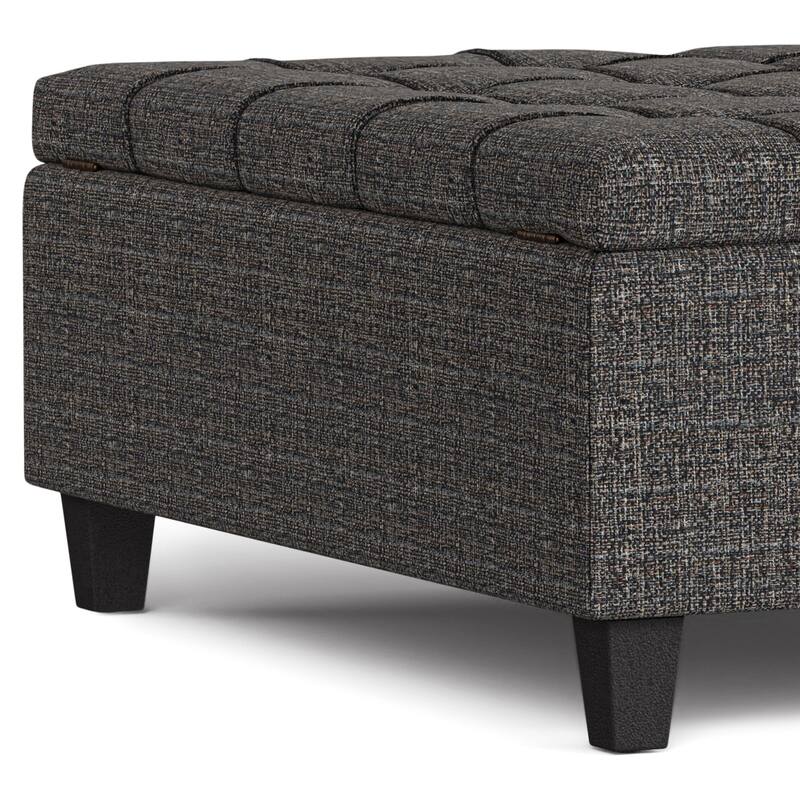WYNDENHALL Elliot 40 inch Wide Transitional Square Table Ottoman