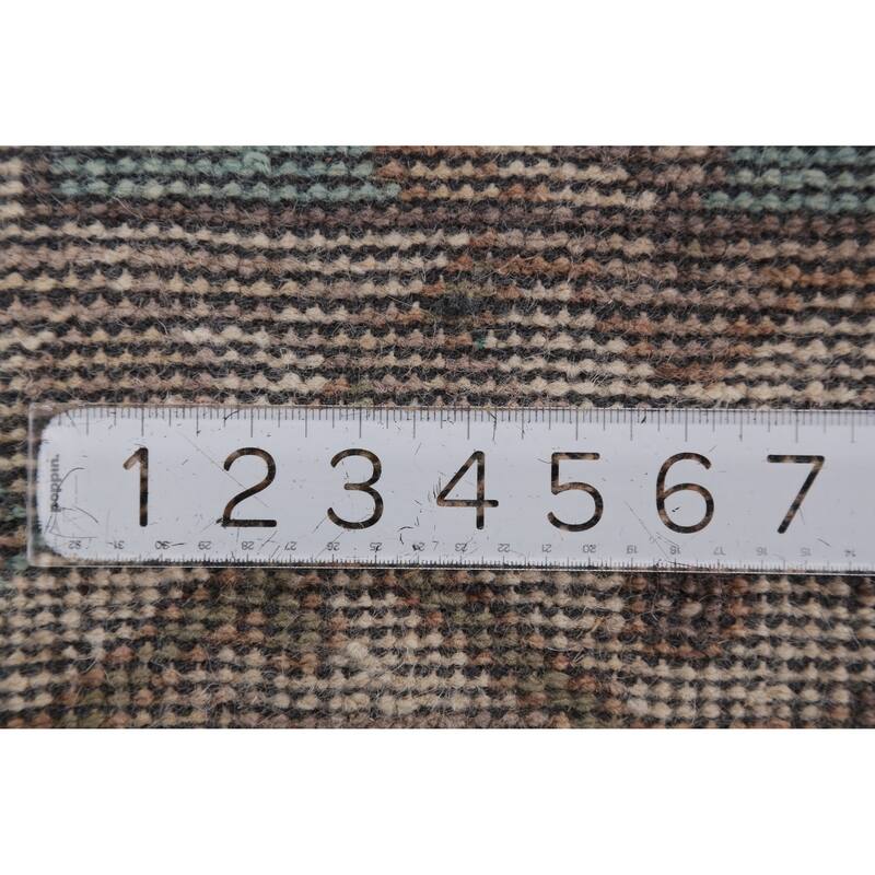 Light Blue Oushak Oriental Runner Rug Handmade Bedroom Wool Carpet - 2'6" x 10'0"